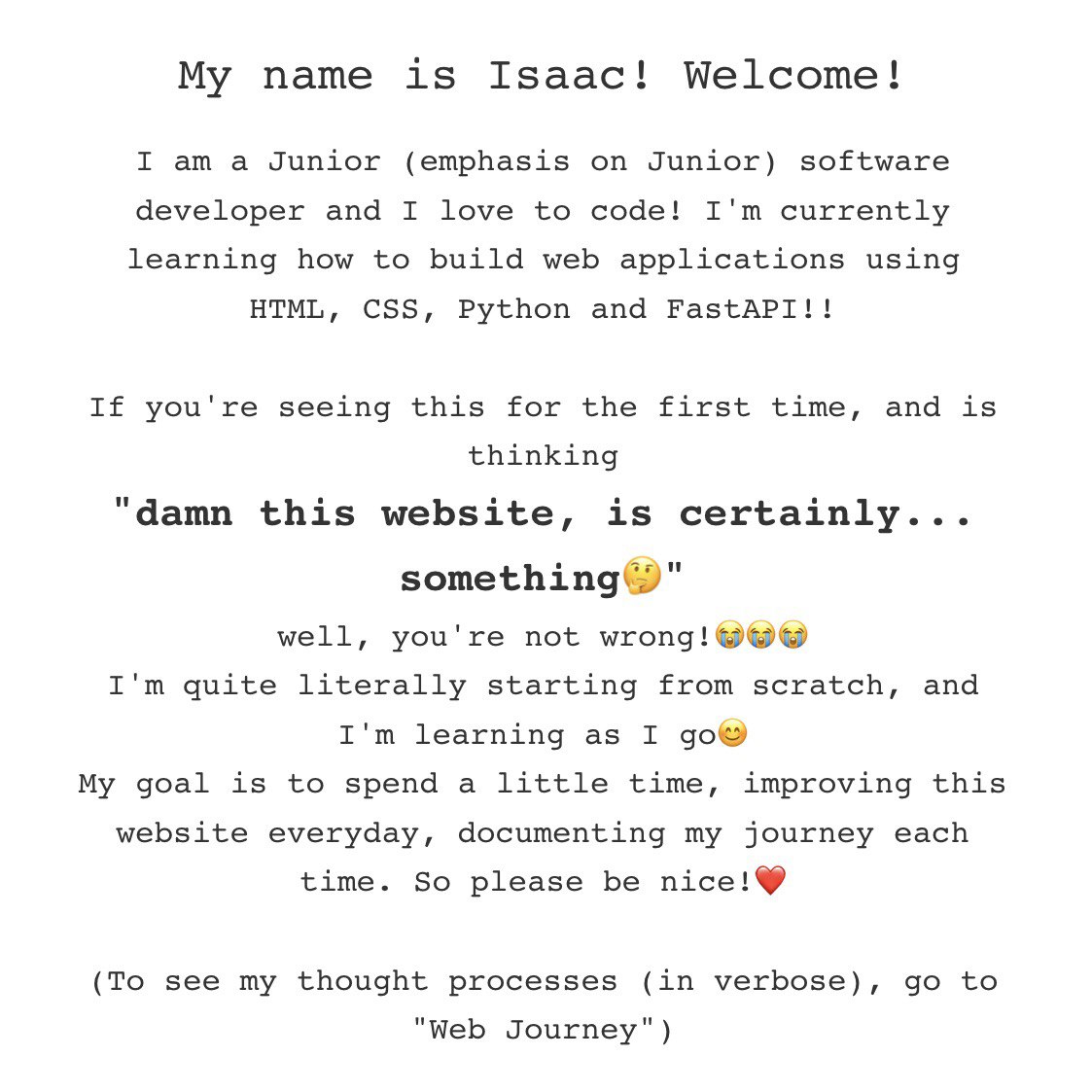 Personal Website Building